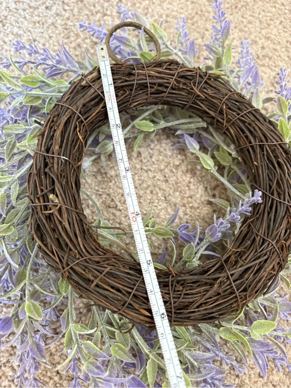 Lavender Small 6 Inch Faux Wreath Target Threshold NWOT Spring Summer